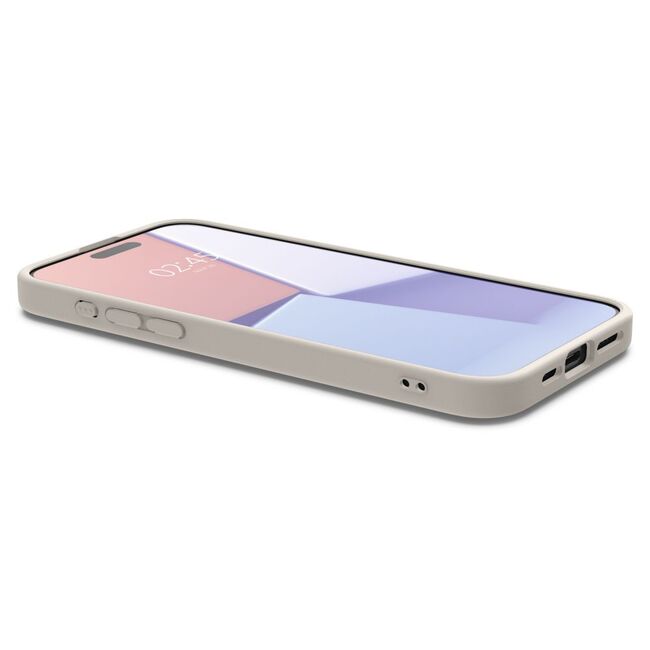 Husa iPhone 15 Pro Spigen Cyrill Kajuk MagSafe, crem