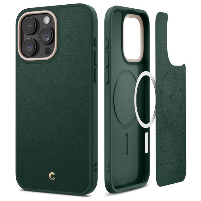 Husa iPhone 15 Pro Max Spigen Cyrill Kajuk MagSafe, verde