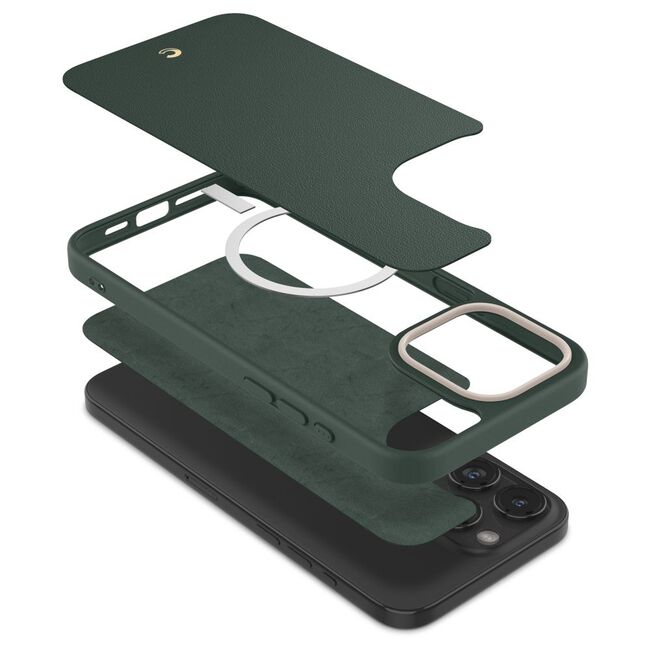 Husa iPhone 15 Pro Max Spigen Cyrill Kajuk MagSafe, verde