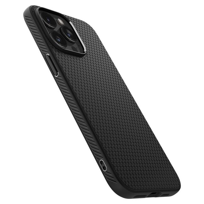 Husa iPhone 15 Pro Max Spigen Liquid Air, matte black