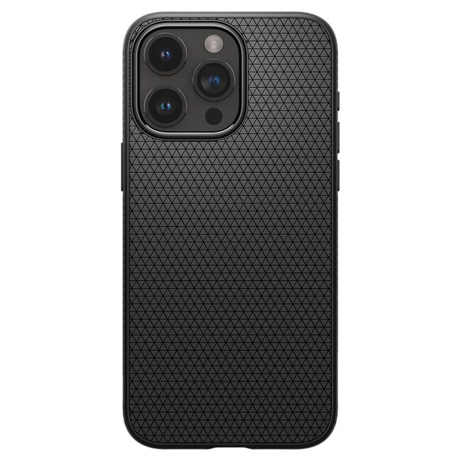 Husa iPhone 15 Pro Max Spigen Liquid Air, matte black