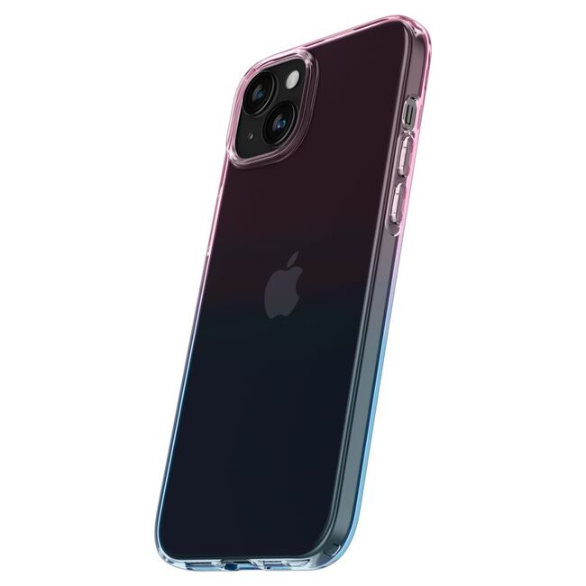 Husa iPhone 15 Spigen Liquid Crystal, roz
