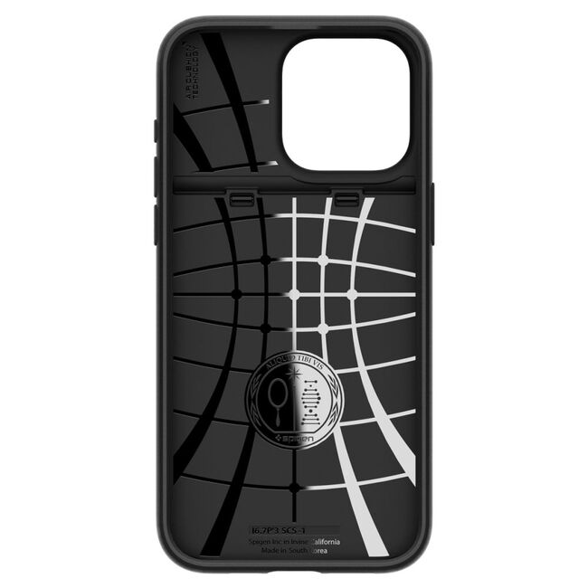 Husa iPhone 15 Pro Spigen Slim Armor CS, negru