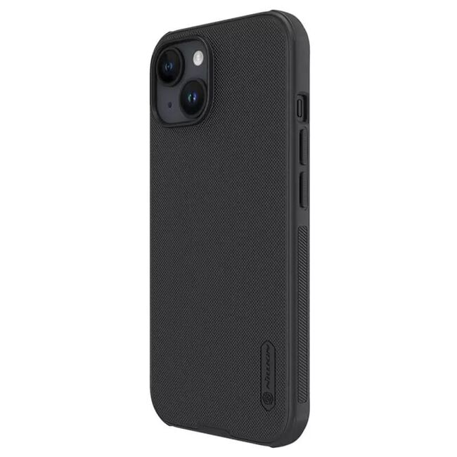 Husa iPhone 15 Nillkin Super Frosted Shield Pro, negru