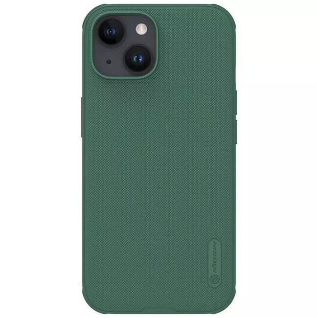 Husa iPhone 15 Nillkin Super Frosted Shield Pro, verde