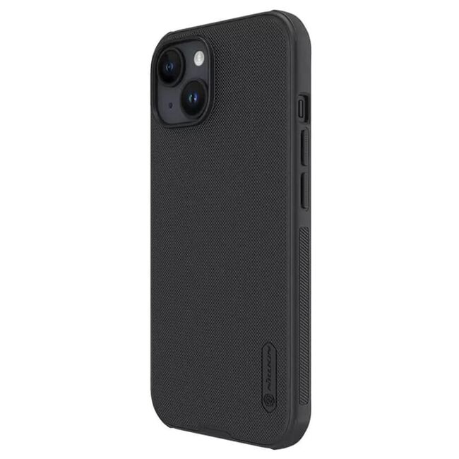 Husa iPhone 15 Plus Nillkin Super Frosted Shield Pro, negru