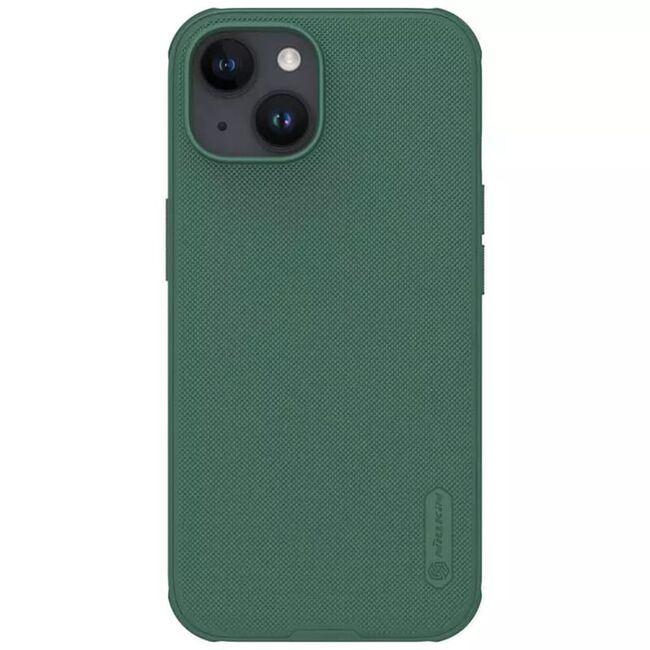 Husa iPhone 15 Plus Nillkin Super Frosted Shield Pro, verde