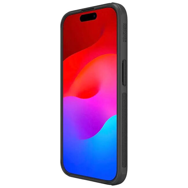 Husa iPhone 15 Pro Nillkin Super Frosted Shield Pro, negru