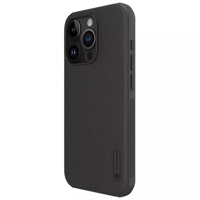 Husa iPhone 15 Pro Nillkin Super Frosted Shield Pro, negru