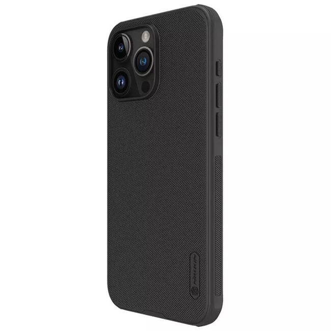 Husa iPhone 15 Pro Max Nillkin Super Frosted Shield Pro, negru