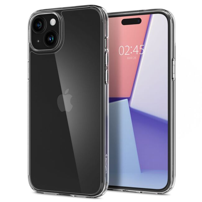 Husa iPhone 15 Spigen Air Skin Hybrid, transparenta