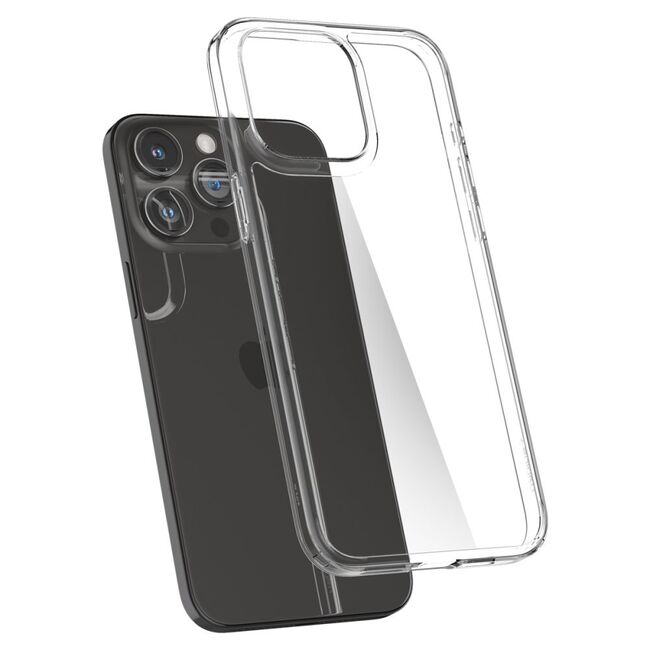 Husa iPhone 15 Pro Spigen Air Skin Hybrid, transparenta