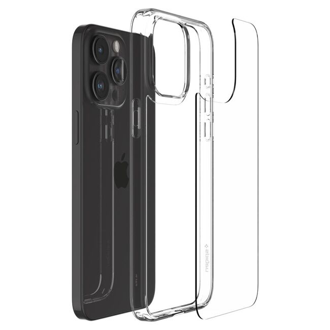 Husa iPhone 15 Pro Spigen Air Skin Hybrid, transparenta