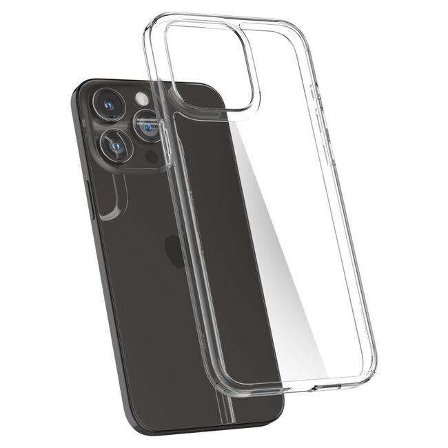 Husa iPhone 15 Pro Max Spigen Air Skin Hybrid, transparenta