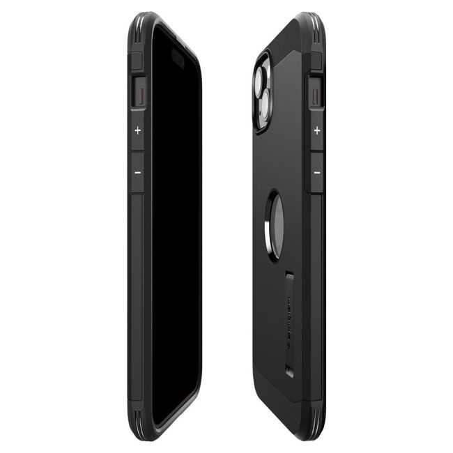 Husa iPhone 15 Plus Spigen Tough Armor MagSafe, negru