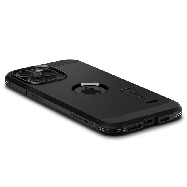 Husa iPhone 15 Pro Max Spigen Tough Armor MagSafe, negru