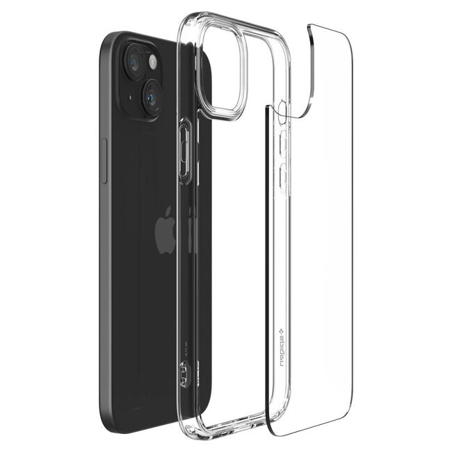 Husa iPhone 15 Spigen Ultra Hybrid, transparenta