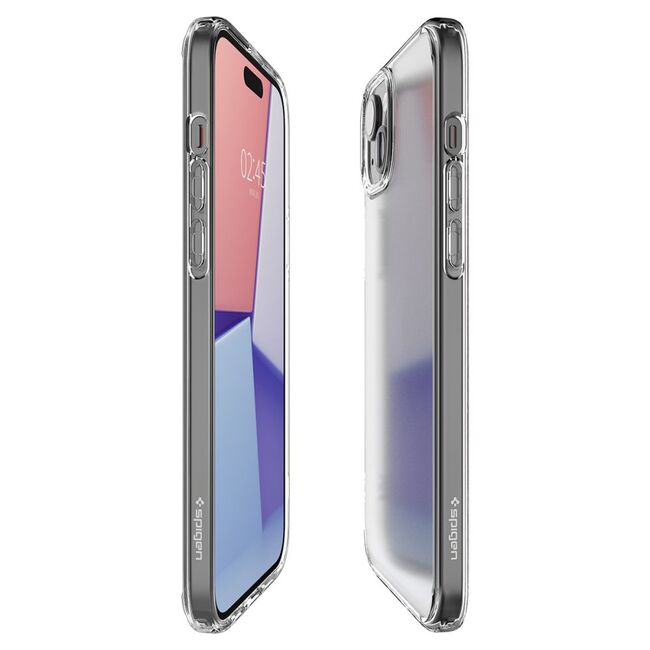 Husa iPhone 15 Spigen Ultra Hybrid, transparenta mata