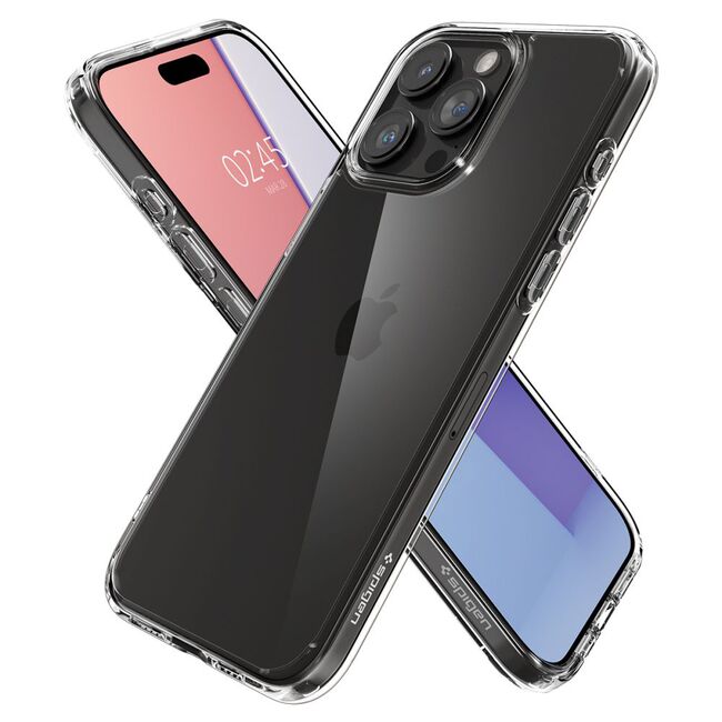 Husa iPhone 15 Pro Spigen Ultra Hybrid, transparenta