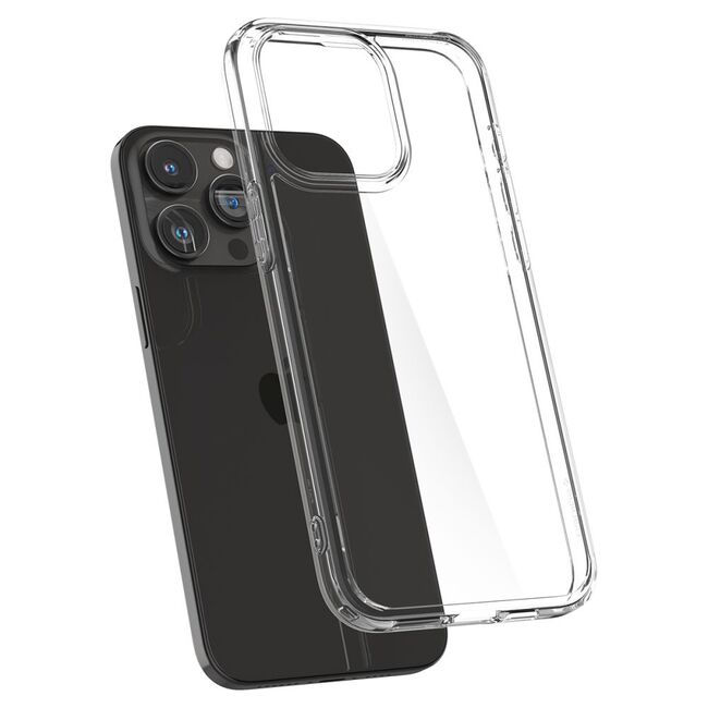 Husa iPhone 15 Pro Spigen Ultra Hybrid, transparenta