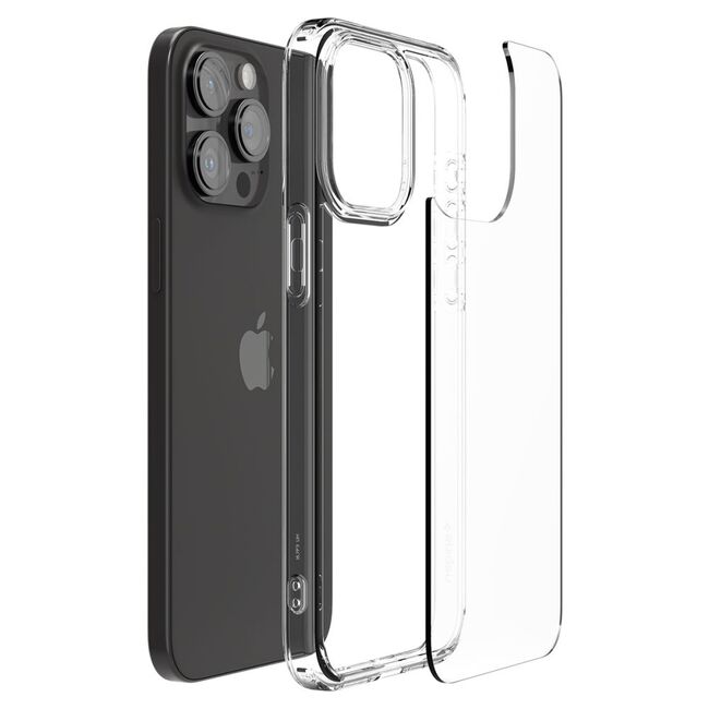 Husa iPhone 15 Pro Max Spigen Ultra Hybrid, transparenta