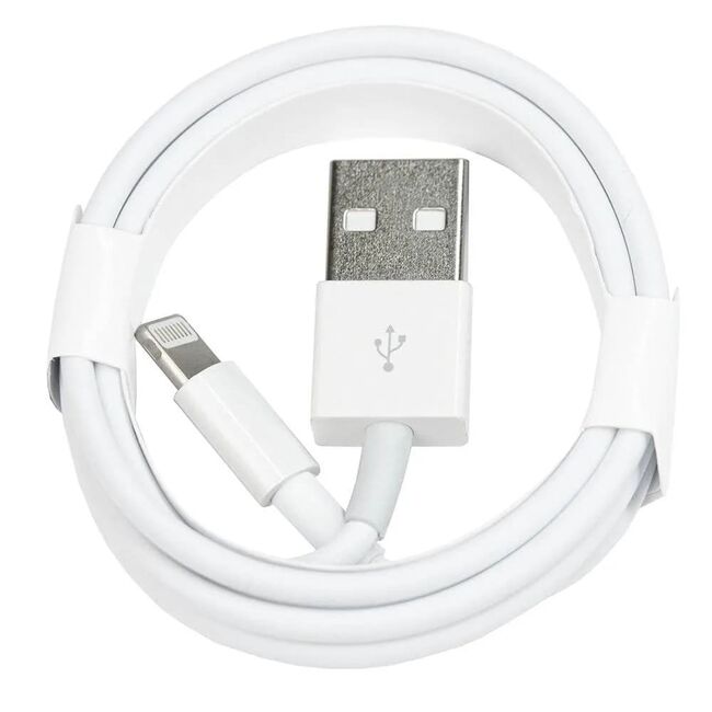 Cablu de date / incarcare Apple - Data Cable (MD818ZM/A) - USB-A - Lightning, 1m - alb