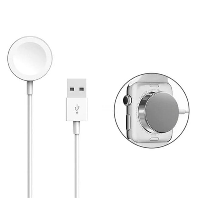 Cablu de incarcare magnetic pentru Watch Apple mx2f2zm/a USB-A 2m, alb
