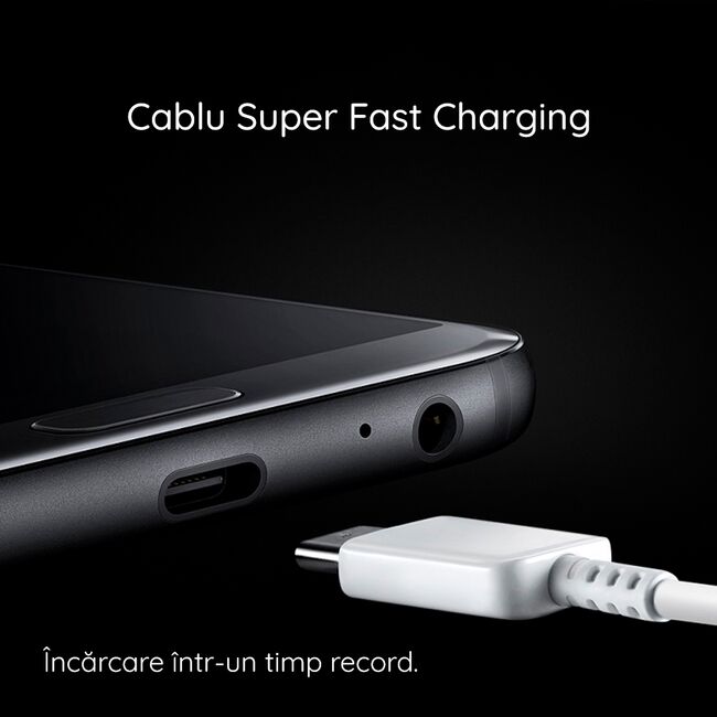 Cablu USB-C Fast Charge Samsung to USB-C, alb, bulk, EP-DX310JWE