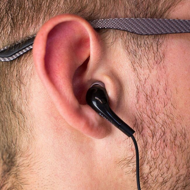 Casti in-ear originale Samsung, microfon, Jack 3.5mm, negru, bulk, EHS64AVFBE