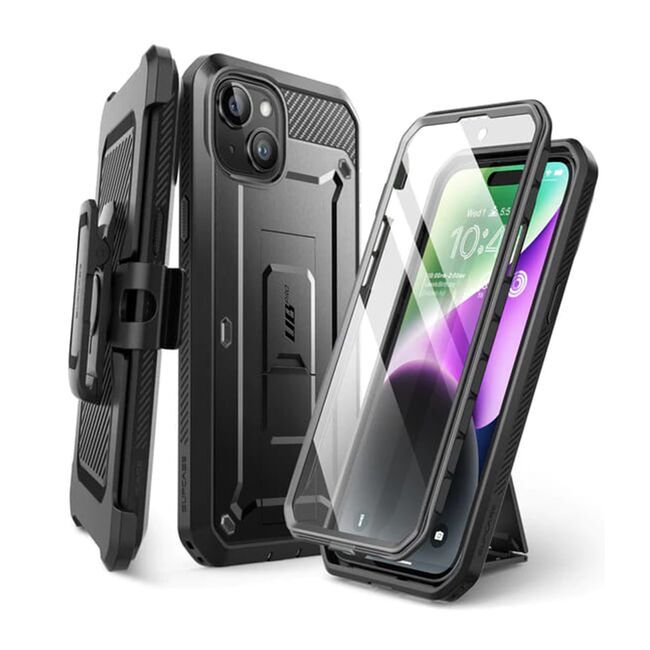 Husa iPhone 15 Supcase Unicorn Beetle Pro, negru