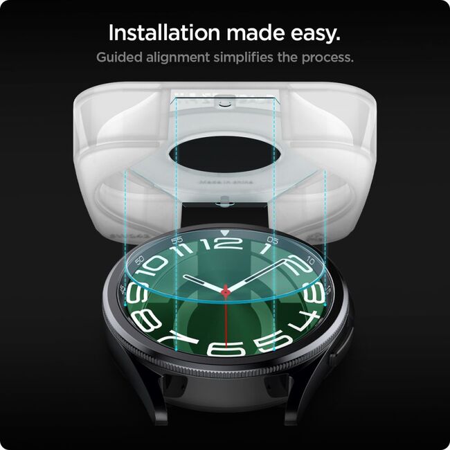 Set 2 x Folii Spigen - Glas.tR EZ Fit (2 pack) - Samsung Galaxy Watch 6 Classic 47mm - clear