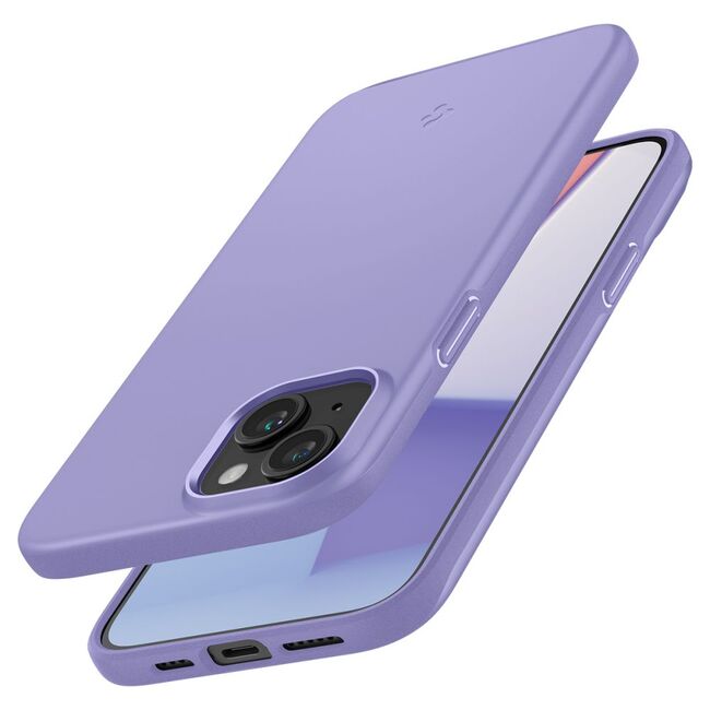 Husa iPhone 15 Spigen Thin Fit, iris purple