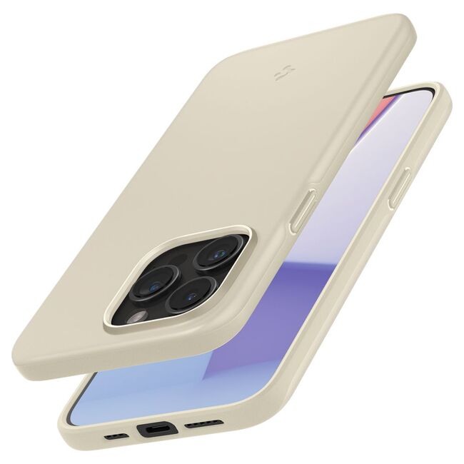 Husa iPhone 15 Pro Spigen Thin Fit, mute beige