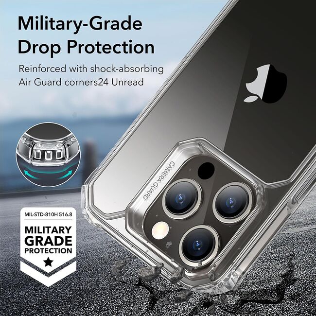 Husa iPhone 15 Pro ESR Air Armor, transparenta