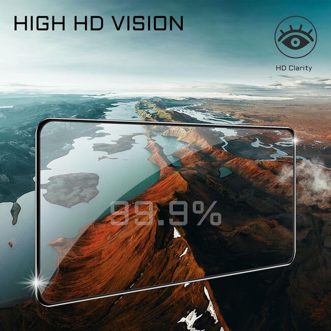 Folie din sticla pentru Xiaomi 13T 5G, 13T PRO 5G Glass Pro+ Full Face/Glue, margini negre