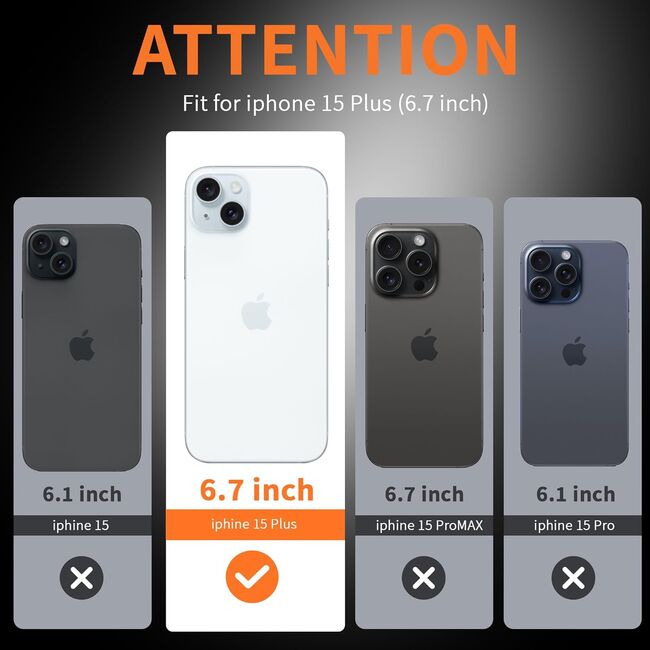 Husa pentru iPhone 15 Plus Anti Shock 1.3mm Reinforced 4 corners (transparent)