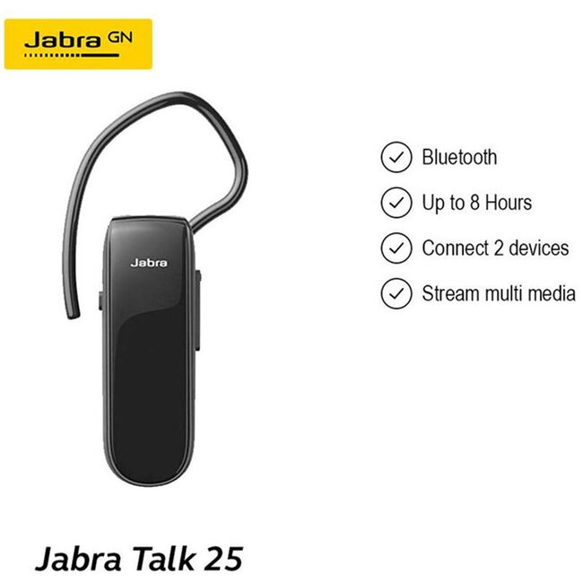 Casca Jabra - Bluetooth Headset Talk 25 SE (100-92310901-60) - In-Ear, Bluetooth 5.0, 300Hz - 3.4kHz, negru