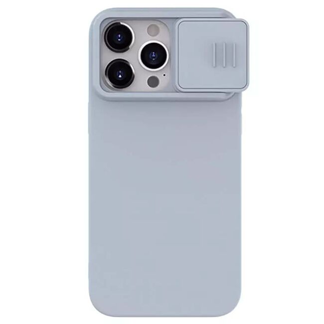 Husa iPhone 15 Pro Max Nillkin CamShield Silky MagSafe, star grey