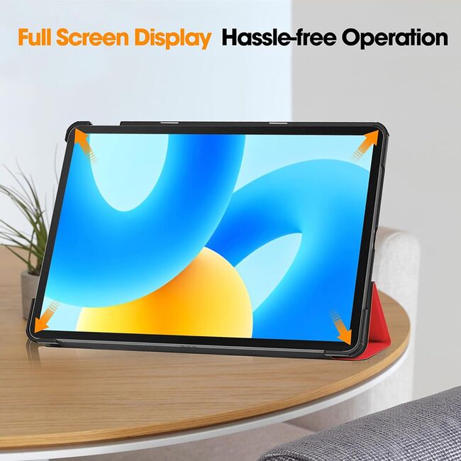 Husa Huawei MatePad 11.5 inch UltraSlim de tip stand, functie wake-up/sleep, burgundy