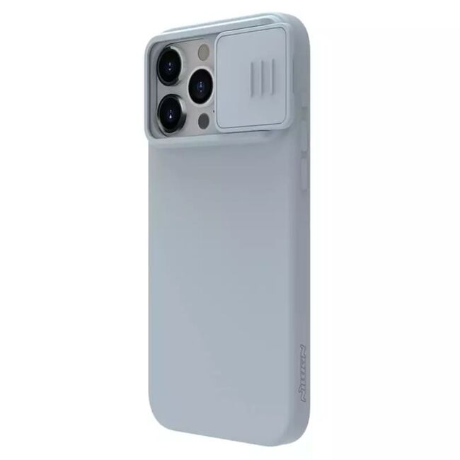 Husa iPhone 15 Pro Max Nillkin CamShield Silky MagSafe, star grey