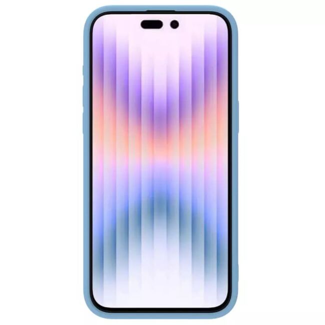 Husa iPhone 15 Pro Max Nillkin CamShield Silky MagSafe, Haze Blue