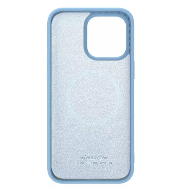 Husa iPhone 15 Pro Max Nillkin CamShield Silky MagSafe, Haze Blue