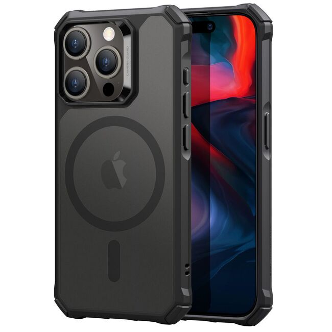 Husa iPhone 15 Pro Max ESR Air Armor HaloLock, negru