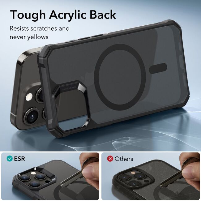Husa iPhone 15 Pro Max ESR Air Armor HaloLock, negru