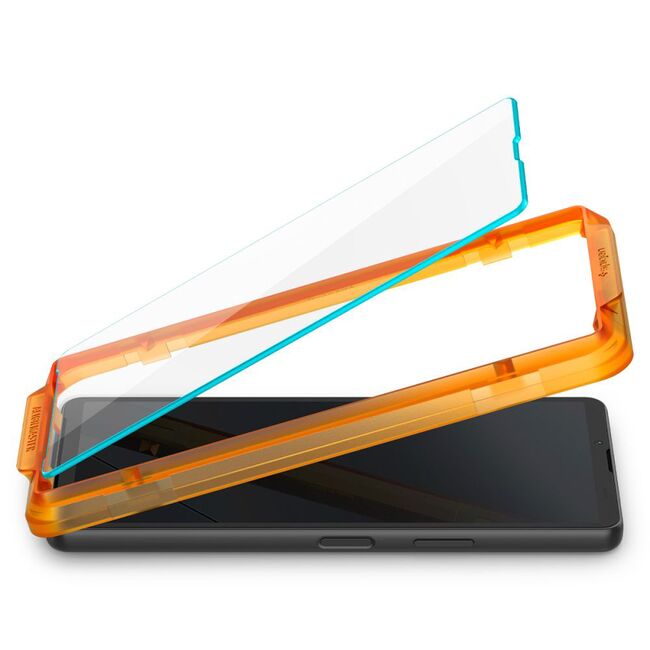 [Pachet 2x] Folie sticla Sony Xperia 10 V Spigen Glas.tR Align Master, transparenta