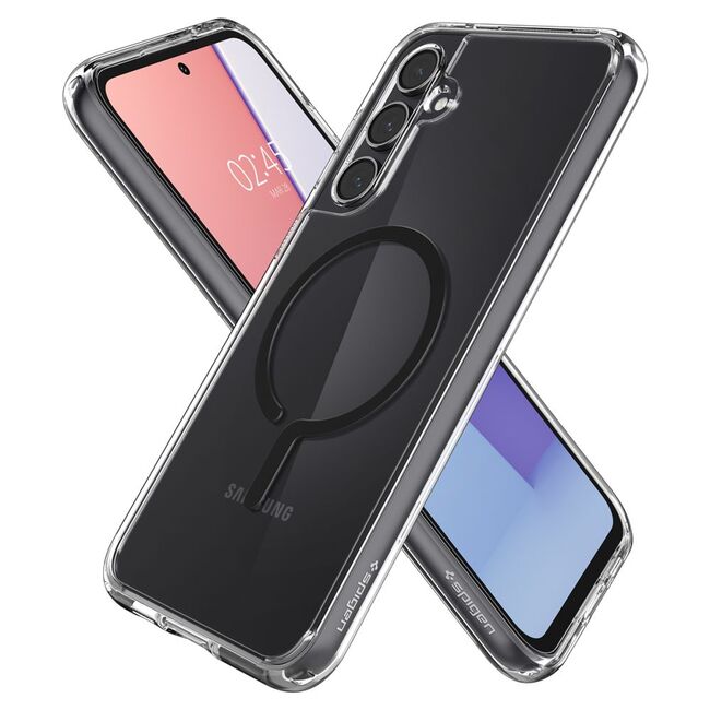 Husa Samsung Galaxy S23 FE Spigen Ultra Hybrid MagSafe OneTap Ring, transparenta