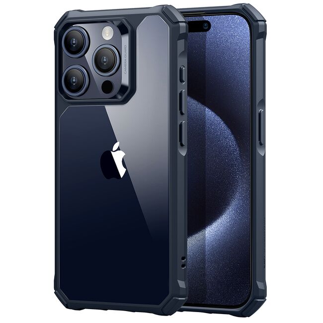 Husa iPhone 15 Pro ESR - Air Armor - Clear Dark Blue