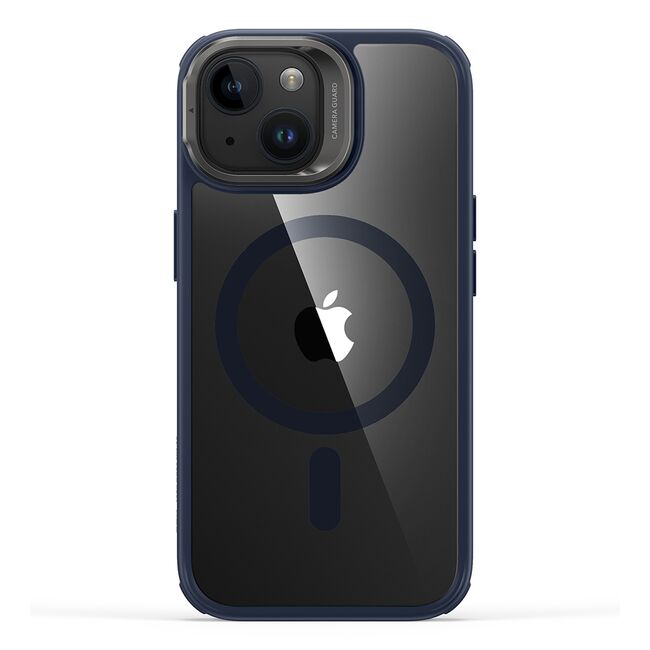 Husa pentru  iPhone 15 Plus - ESR Classic Hybrid HaloLock cu Magsafe si Kickstand - albastru inchis