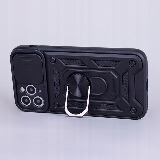 Husa pentru iPhone 11 Pro cu inel Ring Armor Kickstand Tough, protectie camera (negru)