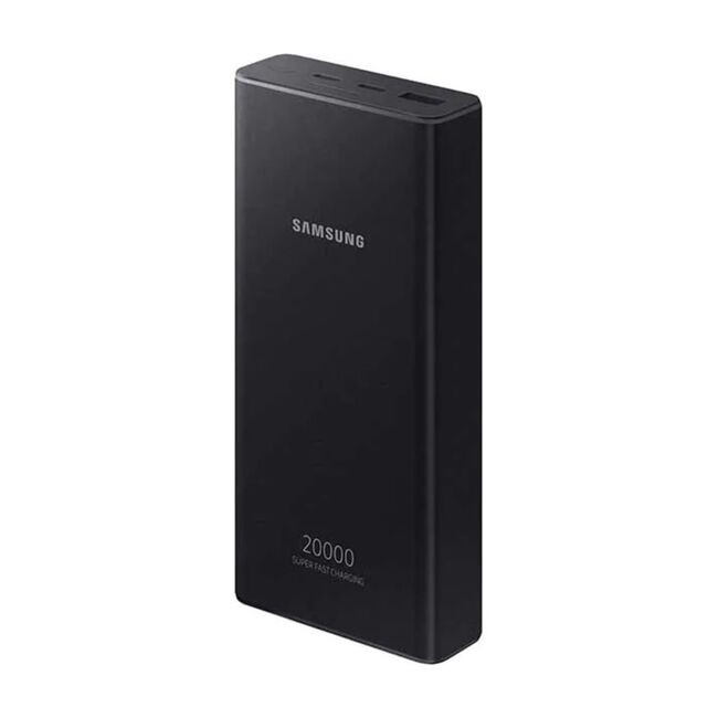 Baterie externa Samsung - original power bank (eb-p5300xjegeu) - 1 x USB-A, 2x Type-C 25W Super Fast Charging, 20000mAh - black (blister packing)